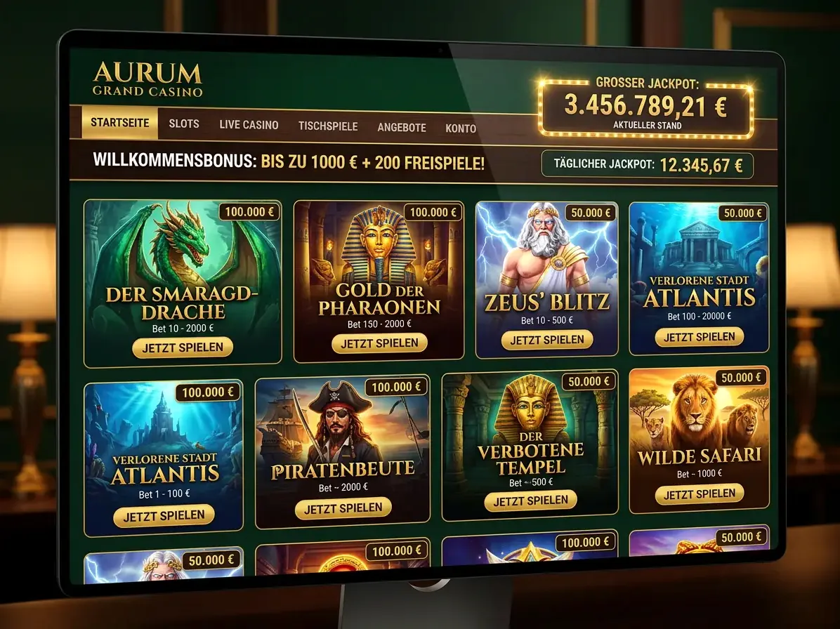 Tikal — Spielsaal und Angebot